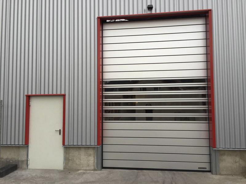 High Speed Roll Up Doors For Cold Storage Insulated Industrial Doors